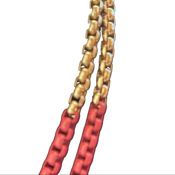 NWT ALFANI Color Box Chain Layered Collar Necklace, 17" + 2" extender - Picture 3 of 6